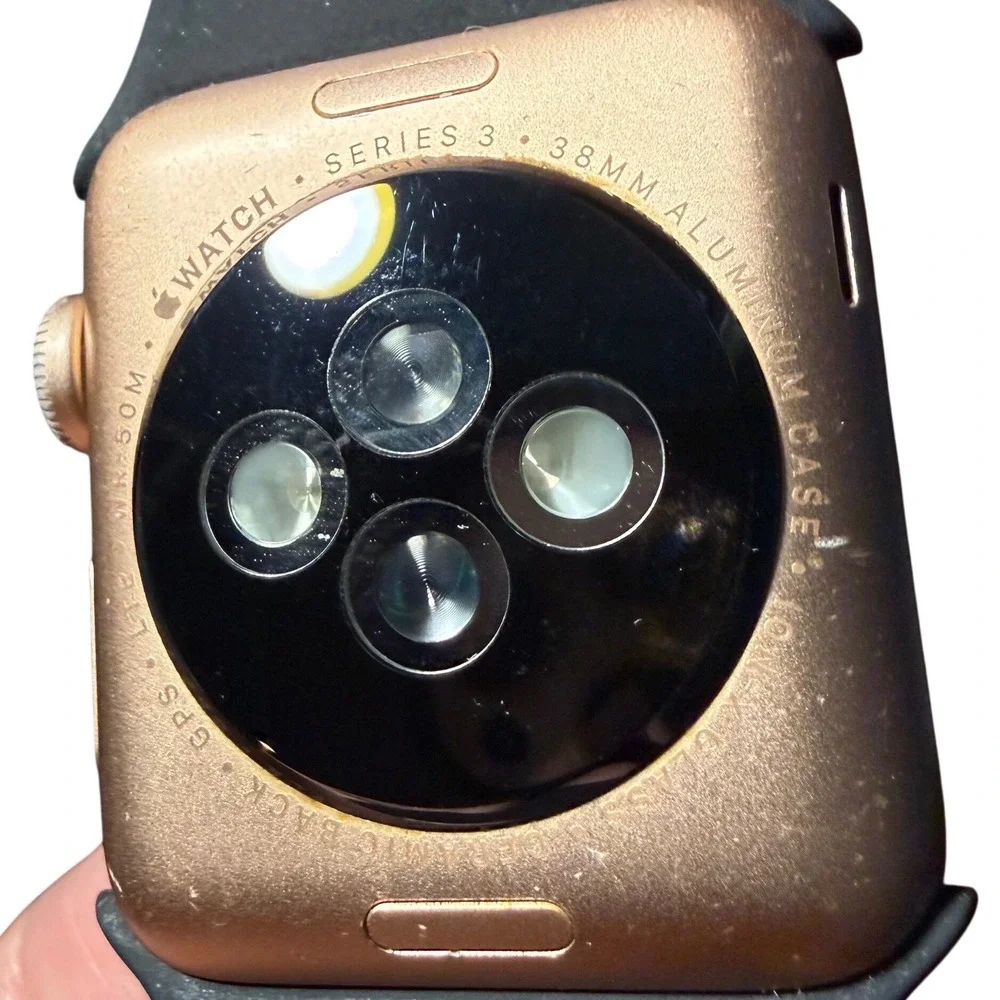 Apple Watch Series 3 38mm Rose Gold‎ Aluminum Case GPS LTE Cellular Extra Bands